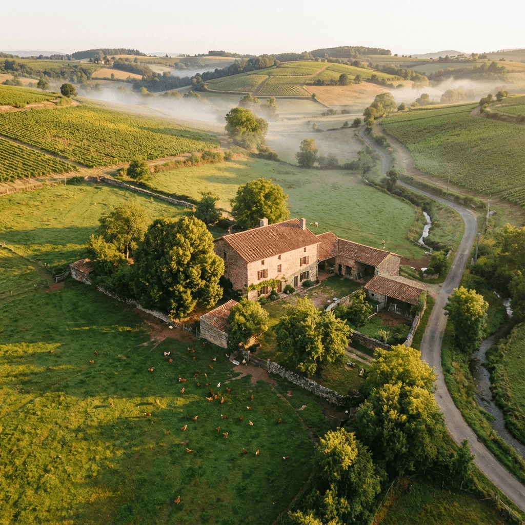 Notre ferme avicole au cœur du Beaujolais